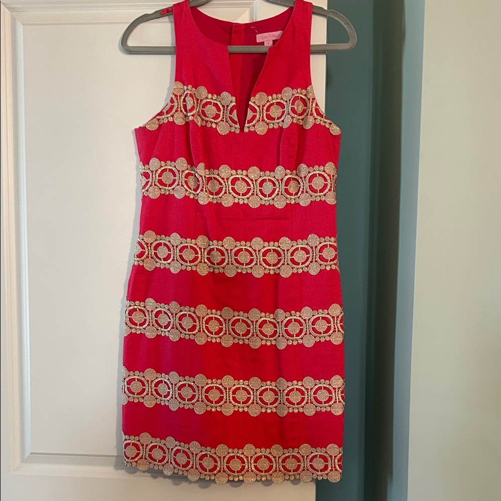 Lilly Pulitzer Pink and Cream Mini Dress